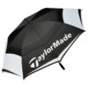 TaylorMade Double Canopy Golf Umbrella -Golf Equipment Store 2017tourdoublecanopyumbrellablackwhitegrey1