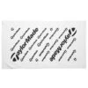 TaylorMade Tour Logo Golf Towel -Golf Equipment Store 2019tourlogotowelwhite1