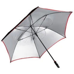 Titleist Jet Black Tour Double Canopy Golf Umbrella -Golf Equipment Store 2020tourdoublecanopumbrellablackblackred3