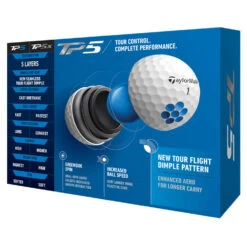 TaylorMade TP5 Golf Balls 7 TaylorMade TP5 Golf Balls -Golf Equipment Store 2021tp5ballswhite3