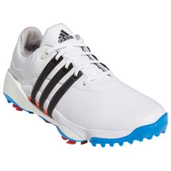 Adidas Tour 360 Golf Shoes 11 Adidas Tour 360 Golf Shoes -Golf Equipment Store Adidas Tour 360 Golf Shoes White Black Blue Rush 4