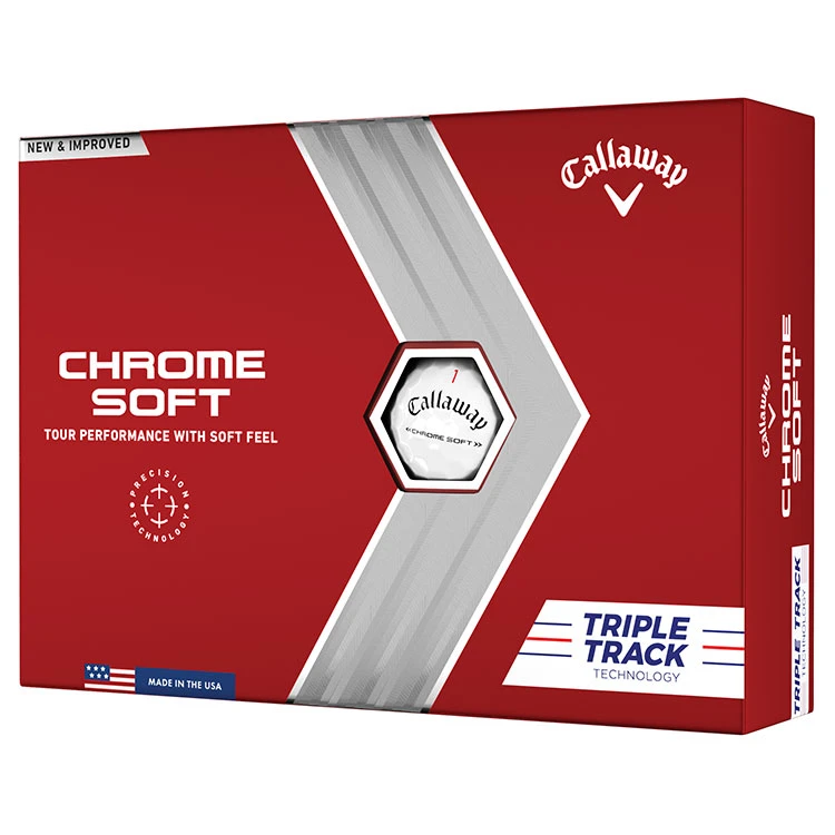 Callaway Chrome Soft Triple Track Golf Balls 3 Callaway Chrome Soft Triple Track Golf Balls