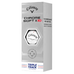 Callaway Chrome Soft X LS Triple Track Golf Balls -Golf Equipment Store Callaway 2022 Chrome Soft X LS Triple Track Golf Balls White 4