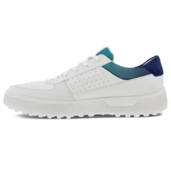 Ecco Tray Golf Shoes 10 Ecco Tray Golf Shoes -Golf Equipment Store Ecco Tray Golf Shoes White Blue Depths Caribbean 3