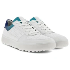Ecco Tray Golf Shoes 12 Ecco Tray Golf Shoes -Golf Equipment Store Ecco Tray Golf Shoes White Blue Depths Caribbean 5