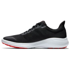 FootJoy FJ Flex 56141 Golf Shoes -Golf Equipment Store FootJoy FJ Flex Shoes Black White Red 4