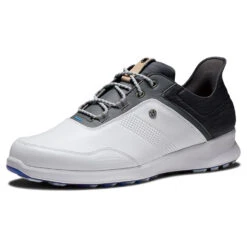 FootJoy FJ Stratos 50072 Golf Shoes -Golf Equipment Store FootJoy FJ Stratos 50072 Golf Shoes White Black Forged Iron Blanc de Blanc 5