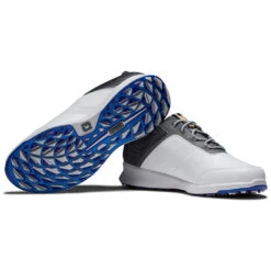 FootJoy FJ Stratos 50072 Golf Shoes -Golf Equipment Store FootJoy FJ Stratos 50072 Golf Shoes White Black Forged Iron Blanc de Blanc 6