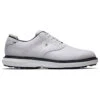 FootJoy FJ Traditions Spikeless 57927 Golf Shoes -Golf Equipment Store FootJoy FJ Traditions Spikeless Shoes White Navy 1