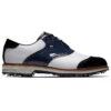 FootJoy Premiere Series Wilcox 54323 Golf Shoes -Golf Equipment Store FootJoy Premier Series Wilcox Shoes White Navy Black 1