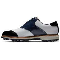 FootJoy Premiere Series Wilcox 54323 Golf Shoes -Golf Equipment Store FootJoy Premier Series Wilcox Shoes White Navy Black 4
