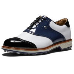 FootJoy Premiere Series Wilcox 54323 Golf Shoes -Golf Equipment Store FootJoy Premier Series Wilcox Shoes White Navy Black 5