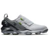 FootJoy Tour Alpha BOA 55509 Golf Shoes 2 FootJoy Tour Alpha BOA 55509 Golf Shoes -Golf Equipment Store FootJoy Tour Alpha BOA Golf Shoes White Grey Charcoal 1