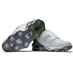 FootJoy Tour Alpha BOA 55509 Golf Shoes -Golf Equipment Store FootJoy Tour Alpha BOA Golf Shoes White Grey Charcoal 6
