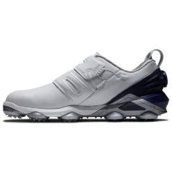 FootJoy Tour Alpha Double BOA 55508 Golf Shoes 10 FootJoy Tour Alpha Double BOA 55508 Golf Shoes -Golf Equipment Store FootJoy Tour Alpha Double BOA Golf Shoes White Navy Charcoal 3