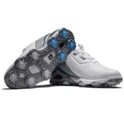 FootJoy Tour Alpha 55507 Golf Shoes 13 FootJoy Tour Alpha 55507 Golf Shoes -Golf Equipment Store FootJoy Tour Alpha Golf Shoes White Grey Blue 6