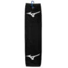 Mizuno RB Tri-Fold Golf Towel -Golf Equipment Store Mizun RB Trifold Towel Back White 1