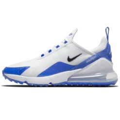 Nike Air Max 270G Golf Shoes -Golf Equipment Store Nike Air Max 270 G Golf Shoes White Racer Blue Pure Platinum 3
