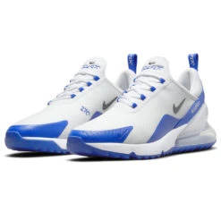 Nike Air Max 270G Golf Shoes -Golf Equipment Store Nike Air Max 270 G Golf Shoes White Racer Blue Pure Platinum 5