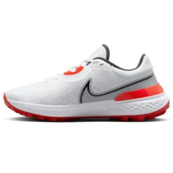 Nike Infinity Pro 2 Golf Shoes -Golf Equipment Store Nike Golf Infinity Pro 2 Golf Shoes White Black Wolf Grey Picante Red 6