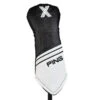 Ping Core Hybrid Headcover -Golf Equipment Store Ping 2022 Core Hybrid Headcover White Black 1