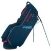 Ping Hoofer Golf Stand Bag -Golf Equipment Store Ping Hoofer Golf Stand Bag Navy Bright Blue Red 1