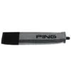 Ping Tri-Fold Golf Towel -Golf Equipment Store Ping Tri Fold Golf Towel Grey Black 1