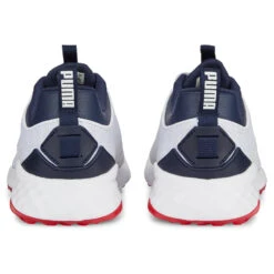 Puma Fusion Pro Golf Shoes -Golf Equipment Store Puma Fusion Pro Golf Shoes White Navy Red 4