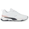 Puma GS Fast Golf Shoes -Golf Equipment Store Puma GS Fast Golf Shoes White Navy Blazer Flamingo Pink 1