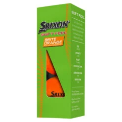 Srixon Soft Feel Brite Golf Balls -Golf Equipment Store Srixon Soft Feel Brite Golf Ball Orange 4