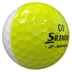 Srixon Z Star Divide Golf Balls -Golf Equipment Store Srixon Z Star Divide Golf Balls White Yellow 3