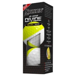 Srixon Z Star Divide Golf Balls -Golf Equipment Store Srixon Z Star Divide Golf Balls White Yellow 4