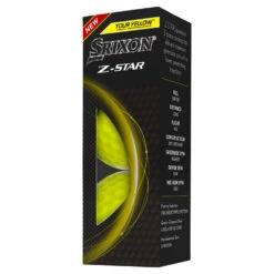 Srixon Z Star Golf Balls -Golf Equipment Store Srixon Z Star Golf Balls Yellow 4