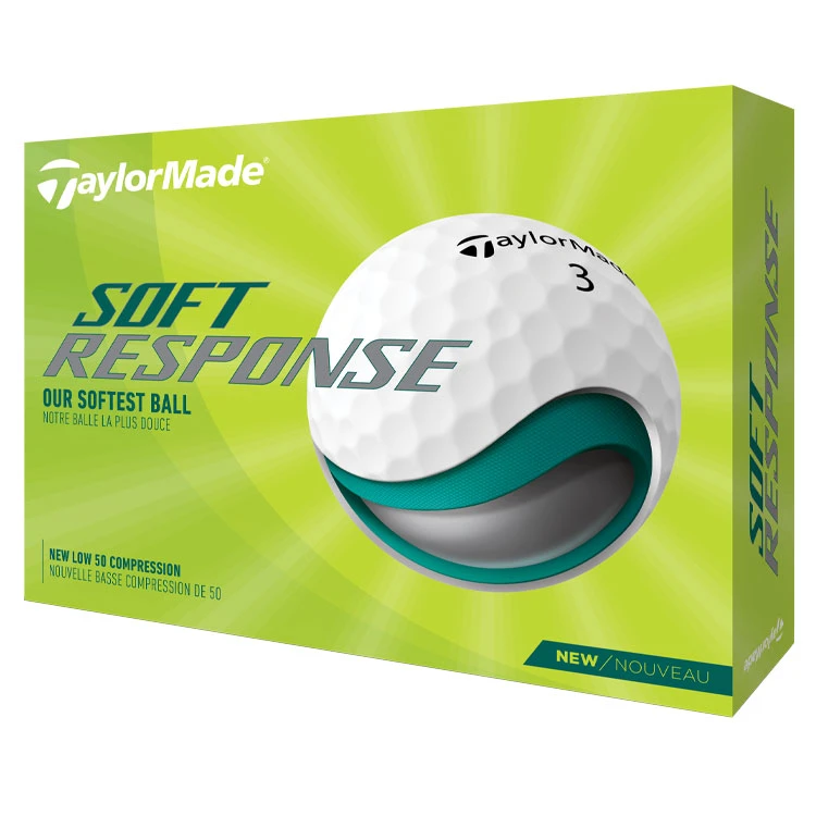TaylorMade Soft Response Golf Balls 3 TaylorMade Soft Response Golf Balls