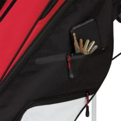 TaylorMade FlexTech Crosssover Golf Stand Bag 8 TaylorMade FlexTech Crosssover Golf Stand Bag -Golf Equipment Store TaylorMade 2023 FlexTech Crossover Stand Bag Red Black White 3