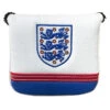 TaylorMade England Caddi 2.0 Mallet Putter Headcover 1 TaylorMade England Caddi 2.0 Mallet Putter Headcover -Golf Equipment Store TaylorMade England Caddi 2.0 Mallet Putter Headcover White Red Blue 1