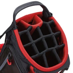TaylorMade FlexTech Crossover Golf Stand Bag 10 TaylorMade FlexTech Crossover Golf Stand Bag -Golf Equipment Store TaylorMade Flex Tech Crossover Golf Stand Bag Black Red 3
