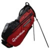 TaylorMade FlexTech Waterproof Golf Stand Bag 1 TaylorMade FlexTech Waterproof Golf Stand Bag -Golf Equipment Store TaylorMade FlexTech Waterproof Golf Stand Bag Black Red 1