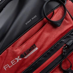 TaylorMade FlexTech Waterproof Golf Stand Bag 12 TaylorMade FlexTech Waterproof Golf Stand Bag -Golf Equipment Store TaylorMade FlexTech Waterproof Golf Stand Bag Black Red 5