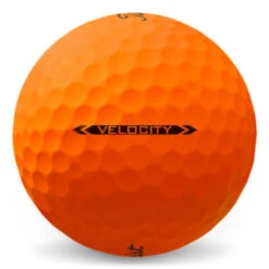 Titleist Velocity Matte Golf Balls -Golf Equipment Store Titleist 2022 Velocity Golf Balls Orange 3