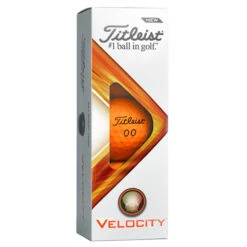 Titleist Velocity Matte Golf Balls -Golf Equipment Store Titleist 2022 Velocity Golf Balls Orange 4