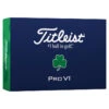 Titleist Pro V1 Shamrock Golf Balls -Golf Equipment Store Titleist 2023 Pro V1 Shamrock Golf Balls White 1