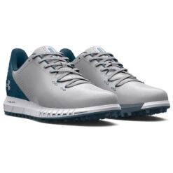 Under Armour HOVR Drive 2 SL Golf Shoes -Golf Equipment Store Under Armour Hovr Drive 2 SL Golf Shoes Halo Grey Stactic Blue 3