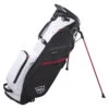 Wilson Exo Lite Dynapower Golf Stand Bag -Golf Equipment Store Wilson 2023 EXO Lite Dynapower Golf Stand Bag Black White Red 1