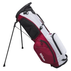 Wilson EXO Lite Staff Golf Stand Bag 11 Wilson EXO Lite Staff Golf Stand Bag -Golf Equipment Store Wilson 2023 EXO Lite Staff Golf Stand Bag Red White 5