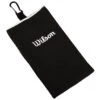 Wilson Microfiber Golf Towel -Golf Equipment Store Wilson Microfiber TriFold Golf Towel Black 1