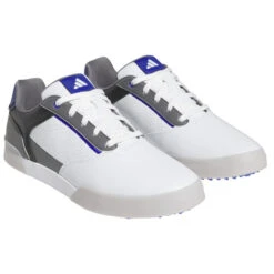 Adidas Retrocross Golf Shoes -Golf Equipment Store adidas Retro Cross Shoes Grey Three White Black 4