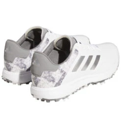 Adidas S2G Golf Shoes -Golf Equipment Store adidas S2G 23 Shoes White Silver Grey Three 5