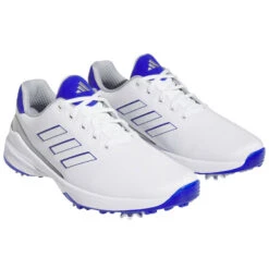 Adidas ZG23 Golf Shoes 13 Adidas ZG23 Golf Shoes -Golf Equipment Store adidas ZG23 Shoes White Silver Blue 4