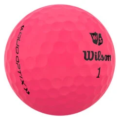 Wilson Ladies Duo Optix Matte Golf Balls -Golf Equipment Store duooptixgolfballspink3